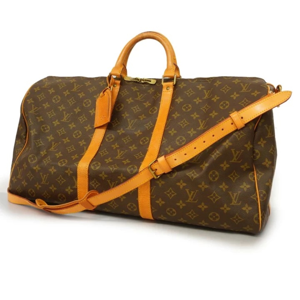 Authentic Louis Vuitton keepall 60 bandouliere travel unisex with strap